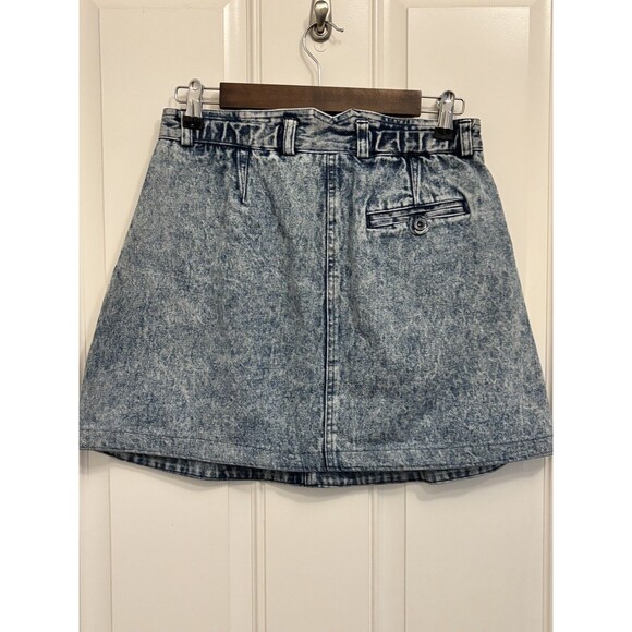 Vintage Nike Andre Agassi Tennis Skirt Womens M Blue Acid Wash Challenge Court - Picture 6 of 11